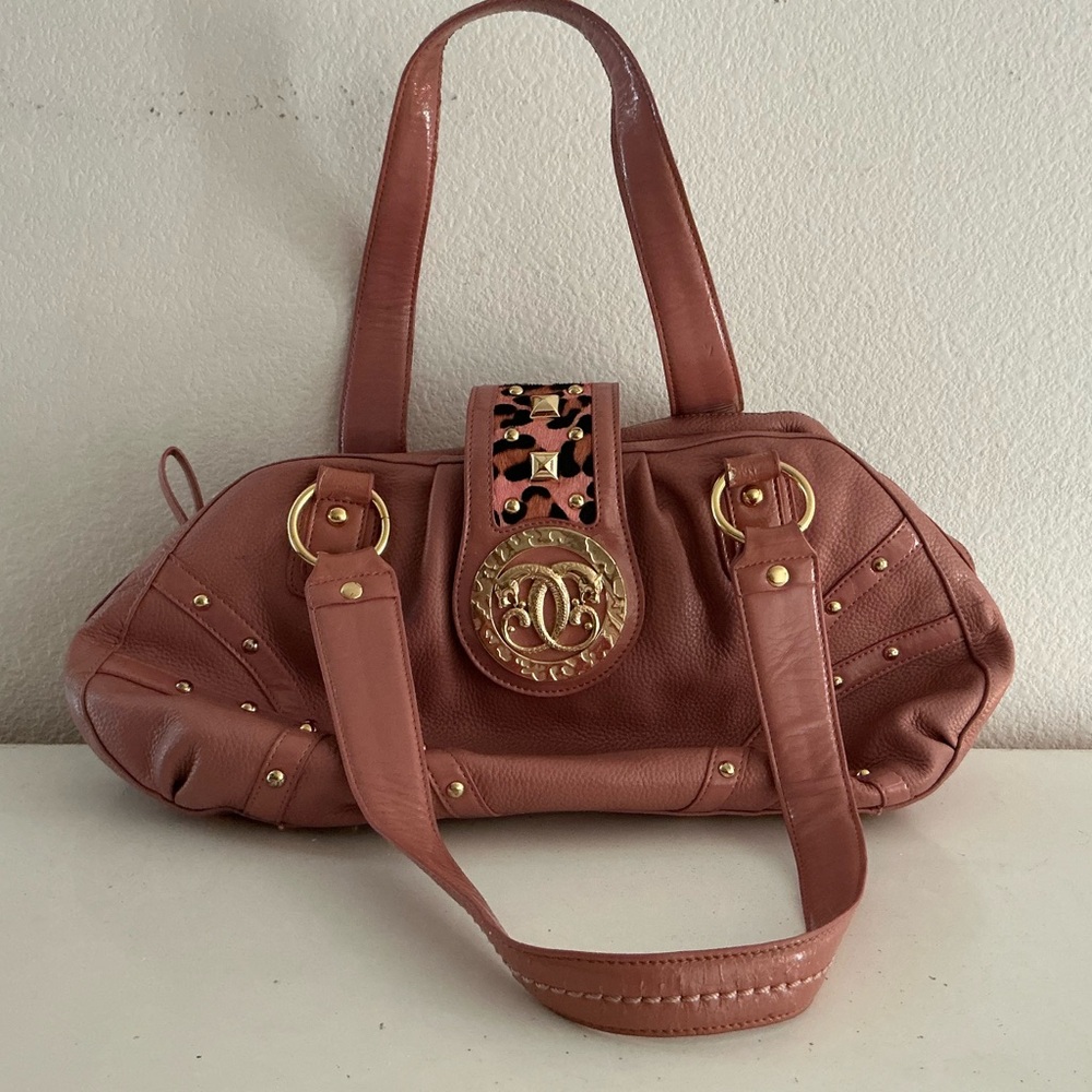 Elegant Brown Leather Handbag